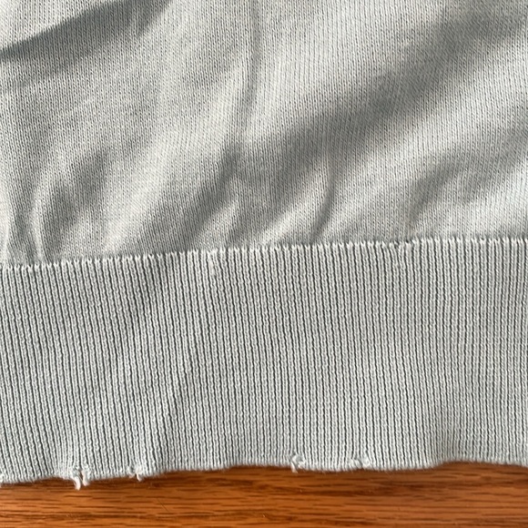 NEW | Zadig & Voltaire Miss Star Crewneck Cotton Sweater Ciel Stone Blue Large - Picture 10 of 12